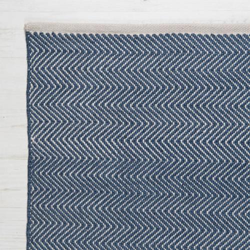 Herringbone Navy Rug